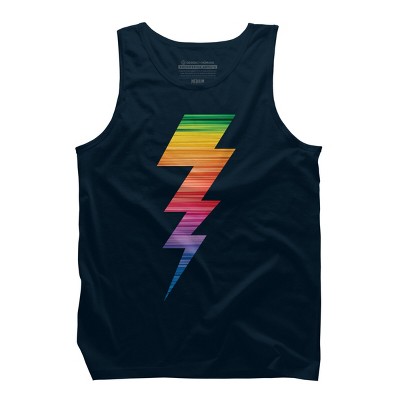 Adult Design By Humans Lightning Bolt Thunder Storm Pride By heybert00 Tank Top