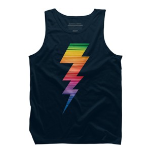 Adult Design By Humans Lightning Bolt Thunder Storm Pride By heybert00 Tank Top - 1 of 2