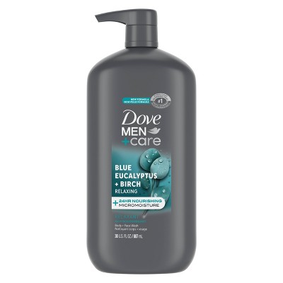 Dove Men+Care Blue Eucalyptus + Birch Micromoisture Relaxing Body + Face Wash - 30 fl oz_2