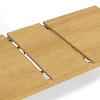 Sapphtopaz Dining Table Kitchen Table 60" Wooden Rectangular Dining Table with Wood Legs for Kitchen, Dining Room - 4 of 4