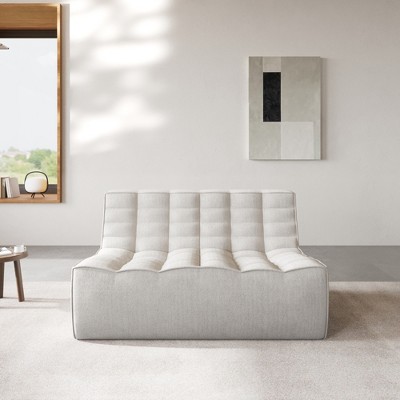 Lazy Floor Sofa Couch,55.12" Bean Bag Chair,Fireside Chair, Corner Relax Sofa Couch Modular Sofa for Apartment,No Assembly Needed