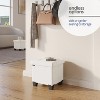 StorageBud Storage Ottoman for Bedroom End of Bed, Velvet Storage Bench, Large Storage Ottoman Bench, Entryway Bench with Storage - 2 of 4