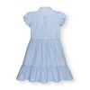 Hope & Henry Girls' Short Sleeve Tiered Oxford Dress, Infant, 3-6 Months - 3 of 4