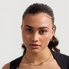 EVRY JEWELS WATERPROOF Gold or Silver Plated Stainless Steel Retro Necklace - 2 of 3