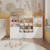 Kids Toy Storage Organizer with 6 Removable Toy Bins, 4-Tier Toy Organizers Kid Bookshelf and Toy Storage for Study Room, Big - 3 of 4