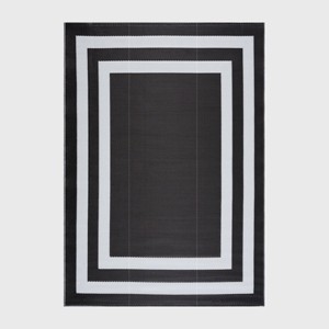 Play Rug Paris Recycled Plastic Woven Indoor Outdoor Folded Floor Mat - 1 of 4