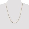 Black Bow Jewelry 2.2mm, 14k Yellow Gold Diamond Cut Solid Cable Chain Necklace - 2 of 4