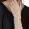 EVERLY JEWELRY | Yellow Plated Sterling Silver 0.02 CT Diamond TW And 8.46 CT TGW Citrine Bracelet, 7.25-inch - 3 of 4
