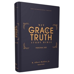 Niv, the Grace and Truth Study Bible (Trustworthy and Practical Insights), Personal Size, Hardcover, Red Letter, Comfort Print - by  Zondervan - 1 of 1