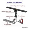 Karl Home 110V 40-860MHz 20±3dB 350°Rotation UV Dual-band Outdoor Antenna Black - 2 of 4