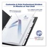 Avery Customizable Print-On Dividers, 3-Hole Punched, 5-Tab, 11 x 8.5, White, 5 Sets - 3 of 4