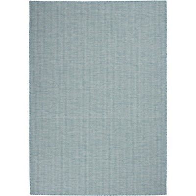 Aqua Bliss 5' x 7' Reversible Synthetic Area Rug for Indoor/Outdoor