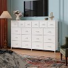 Acekool 18-Drawer Dresser with Charging Station, Extra Large Fabric Storage Chest, TV Stand Organizer for Bedroom, Living Room, Entryway - 2 of 4