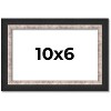 PosterPalooza | Photo Size Simple Silver Picture Frame - UV Acrylic, Foam Board Backing, Hanging Hardware - 2 of 4