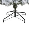 8ft. Flocked Fir Artificial Christmas Tree with 500 Clear LED Lights – Majestic Snowy Holiday X-Mas Display - 4 of 4
