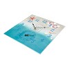 Taylor® Precision Products 14-In. x 14-In. Summertime Poly Resin Clock and Thermometer in Multicolored - 4 of 4
