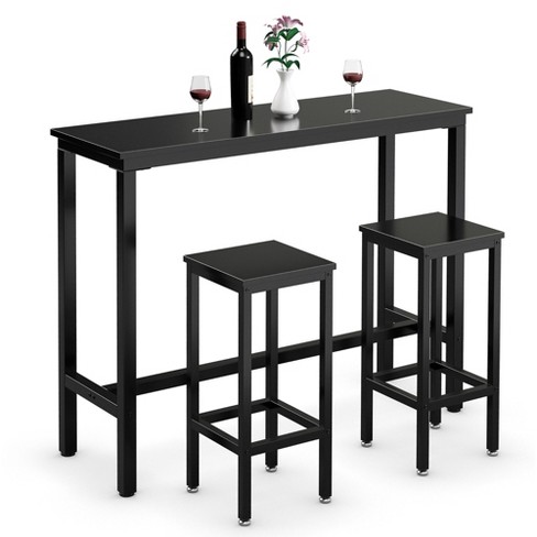 Breakfast table best sale and stools set