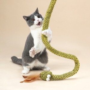 zeze Lovely & Delicate Forest Snake Tease Wand Cat Toy - 1 of 4