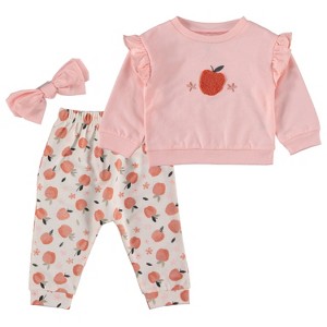Chick Pea Baby Girl bodysuit With Slogan Callout - 1 of 4