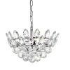 Elegant Lighting Emilia 14 inch pendant in chrome - 3 of 4