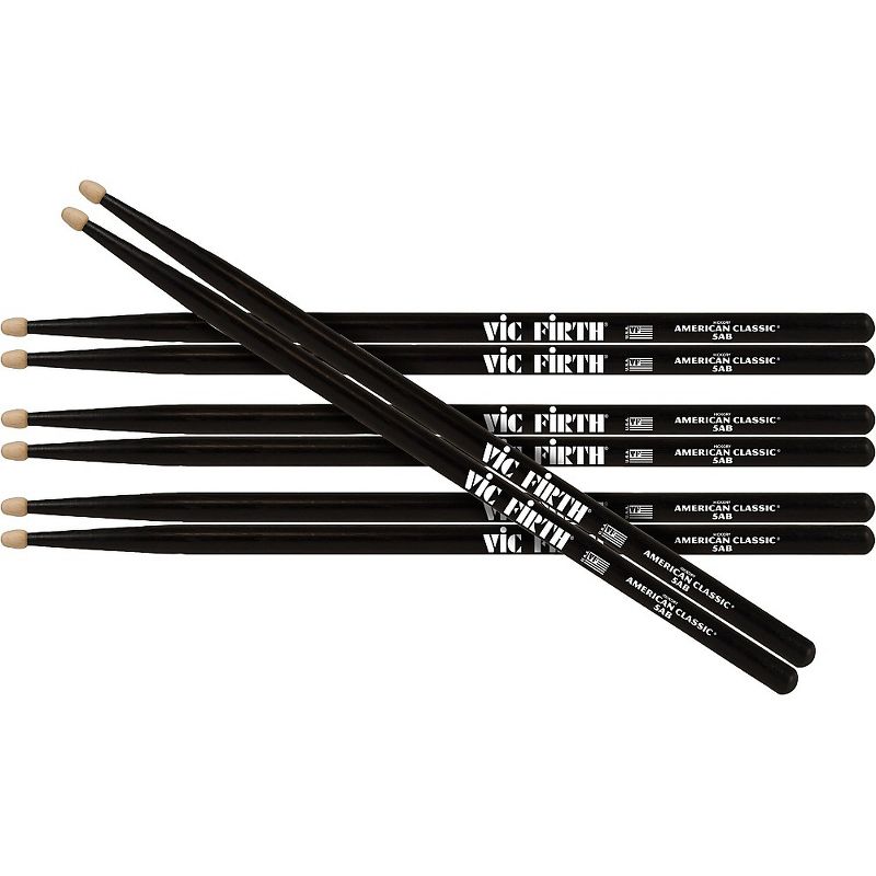 Vic Firth Buy 3 Pairs of Black Drum Sticks, Get 1 Free, 1 of 6