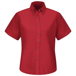 Red Kap Women's Short Sleeve Poplin Dress Shirt - 1 of 3