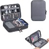 MaseiKar Electronic Cable Organizer Bag - Portable Travel Double Layers Electronic Digital Accessories Storage Pouch Bags for SD Card Case, USB Flash - 4 of 4