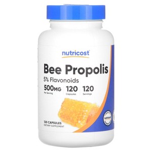 Nutricost Bee Propolis, 500 mg, 120 Capsules - 1 of 2