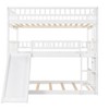 Merax 3-Tier Full Triple Bunk Bed with Dual Ladders - 4 of 4