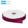 Unique Bargains Soft Single Face Spool Silky Velvet Ribbon for Bouquets DIY Crafts - 2 of 3
