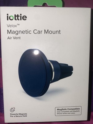 Iottie Velox Magsafe Compatible Magnetic Air Vent Mount - Dark