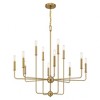 Savoy House Avondale 12 - Light Chandelier in  Warm Brass - 2 of 4