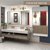 KIOTEE Rectangular Aluminum Alloy Framed and Tempered Glass Wall Bathroom Vanity Mirror in Matte Black - 2 of 4