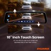 SYLVANIA Roadsight Mirror Dash Camera and Backup Camera - 340 Degree View - HD 1080p - 2 of 4