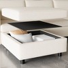 NicBex Couches for Living Room Armless Seat Loveseat Couches Chaise Longue Sofa Fabric Flexible Sofa with Storage for Small Spaces, Living Room - 3 of 4