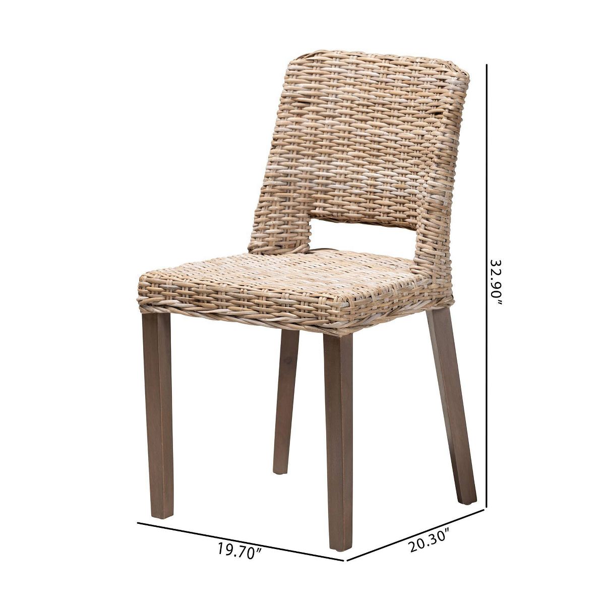 bali & pari Magy Dining Chair Brown - thumbnail 10