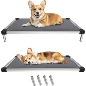 FXW TitanNest Chew-Proof Elevated Dog Bed, Raised Cot for Indoor/Outdoor/Camping Use, Durable & Washable Padded Pet Bed - 1 of 4
