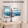 Craze Ventures Vertical Dual Monitor Mount with Gas Spring - 4 of 4