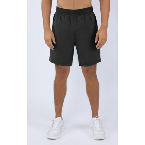 Zilpu Mens Quick Dry Athletic Performance Shorts With Zipper Pocket (7  Inch) - Dark Gray, Size : Medium : Target