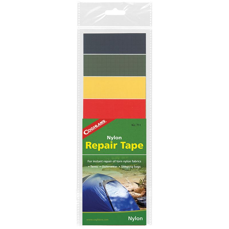 Coghlan's Nylon Repair Tape (4 Pieces) Rip-Stop Adhesive Kit Camping Tent Jacket, 1 of 3