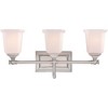Quoizel Lighting Nicholas 3 - Light Vanity in  Brushed Nickel - 3 of 4