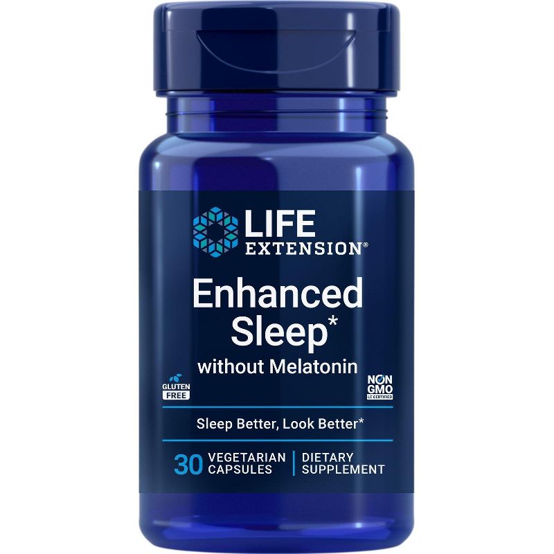 Life Extension Enhanced Natural Sleep Without Melatonin  -  30 Capsule, 1 of 3