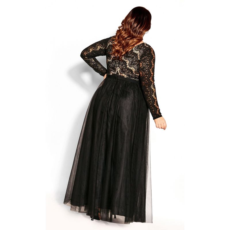 Women's Plus Size Rare Beauty Maxi Dress - black | CITY CHIC, 2 of 4