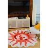 Lany Space Maggie Stephenson Irregular Solstice Earth Rug, Orange 6'x6' - 3 of 4