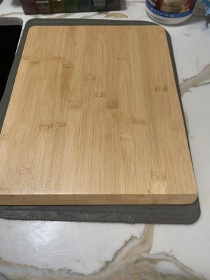 10x13 Reversible Bamboo Cutting Board Natural - Figmint™