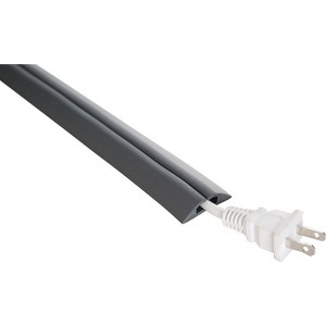 UT Wire 5 ft. Compact Cord Protector Dark Gray UTW-CPM5-GY - 1 of 4