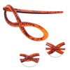 Unique Bargains Fashion 8-Shaped Hair Clips Hairdo Clip 1 Pc - 2 of 4