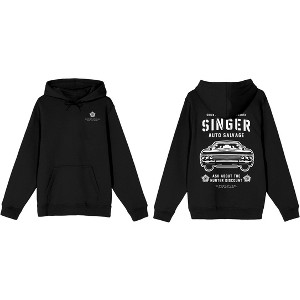 Supernatural Singer Auto Salvage Join the Hunt Men's Black Sweatshirt - 1 of 1