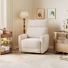 Power Recliner Chair with USB, Swivel Rocker Glider for Adults, Chenille Upholstered, High Back, Single Sofa Seat, 350lb Capacity - 3 of 4