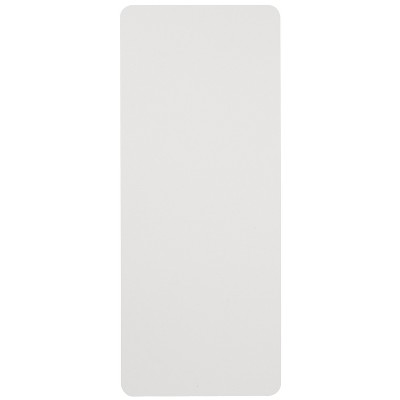 Adjustable Height 72"x30" Rectangular Metal Folding Table in Powder Coated Gray